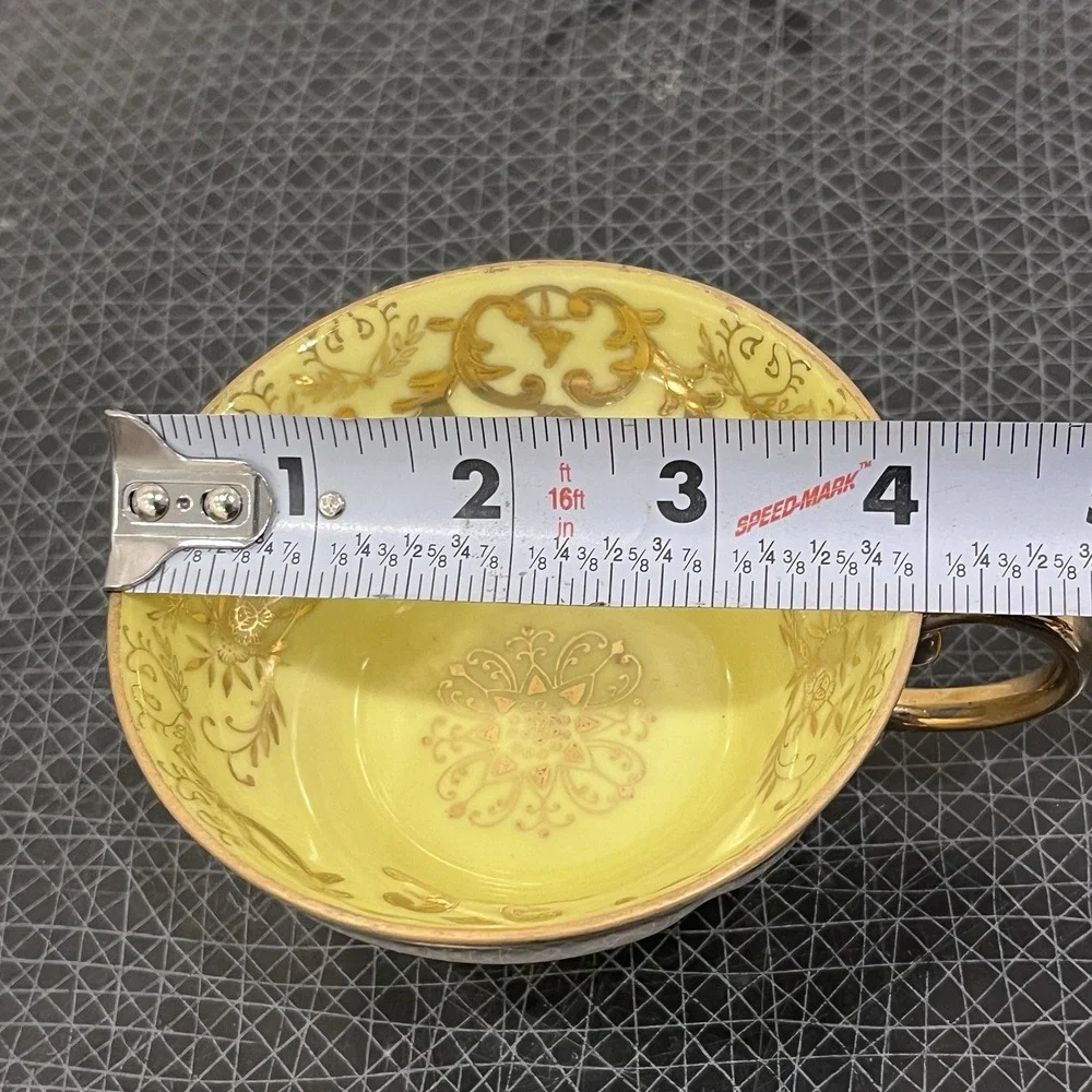 Vintage Royal Sealy? Gold & Yellow 3 Footed Cup Lustre, No Saucer
